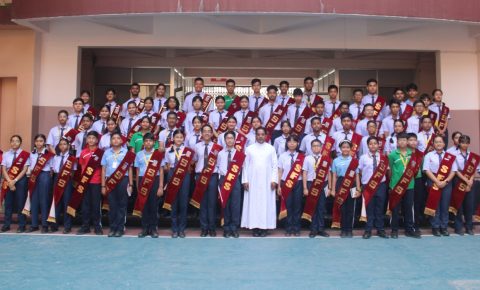 Investiture ceremony of the student council for session 2024-25