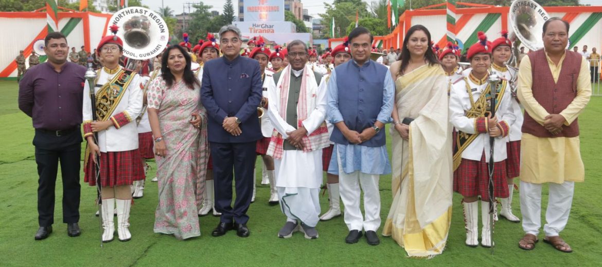 Our-sfs-ncc-girls-band-performed-at-srimanta-sankardev-kalakshetra